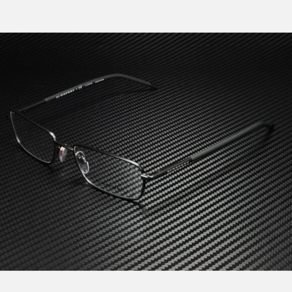 Burberry Matte Back 52mm Men's Eyeglasses